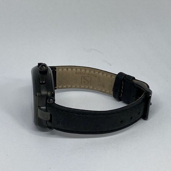 Steinhausen LW393LL-13-M009 Women Black Leather Black Dial Automatic Watch XR191 - Picture 9 of 12